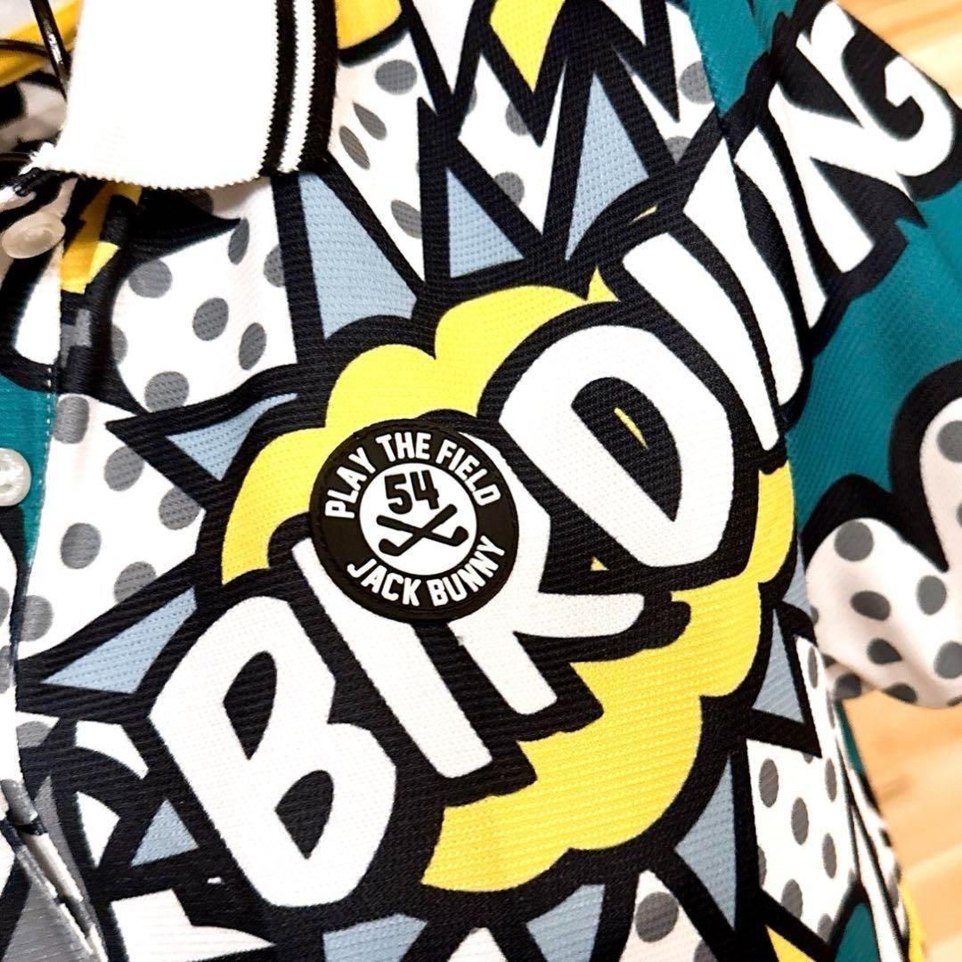 完売品【ジャックバニー】ゴルフ アメコミ風パターン 総柄 ワンピース S 白×黒 完売品【ジャックバニー】ゴルフ アメコミ風パターン 総柄 ワンピース