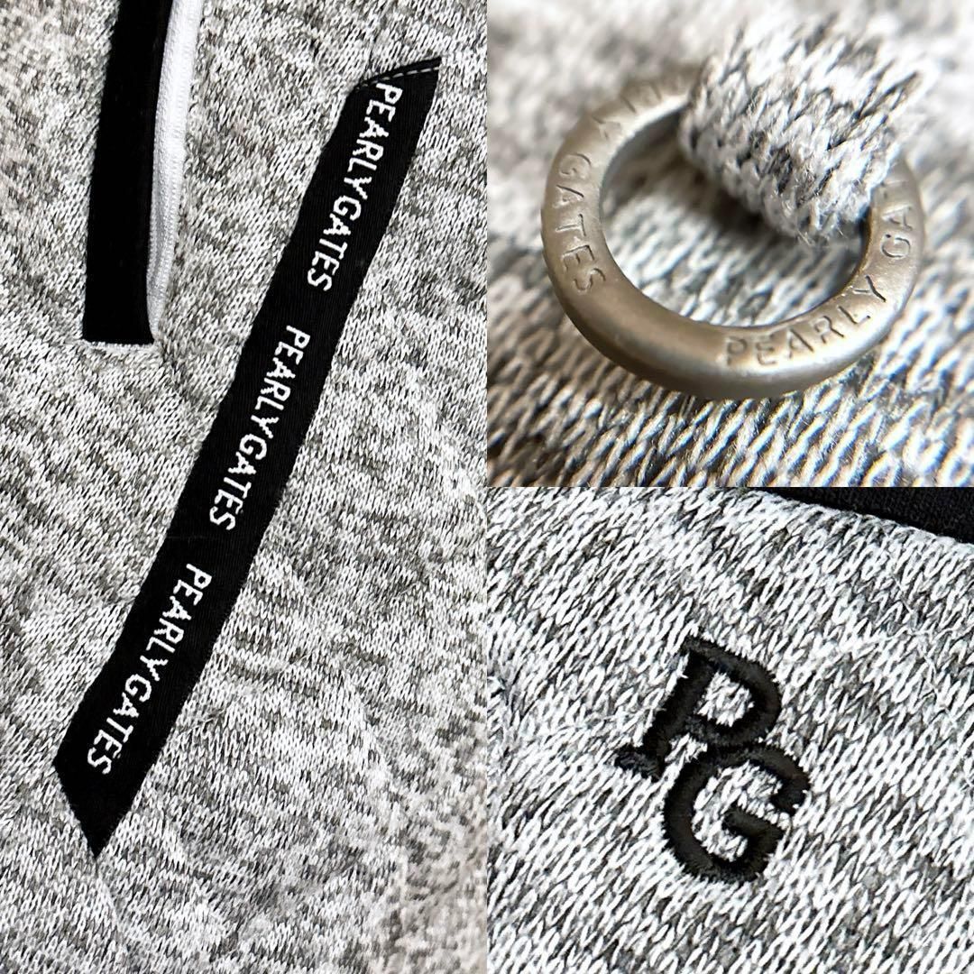 美品【パーリーゲイツ】キルティング ジップ スカート 中綿ニット編み