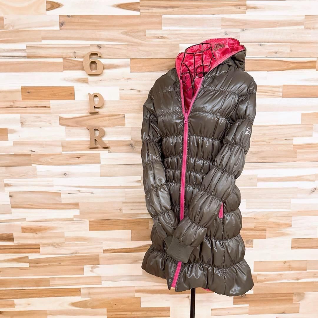 フィラゴルフ リバーシブル キルティング ダウン フェザー コート ゴルフLL