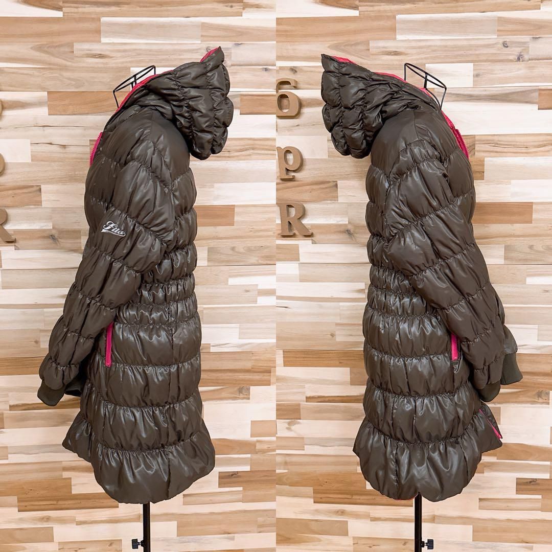 フィラゴルフ】リバーシブル キルティング ダウン フェザー コート