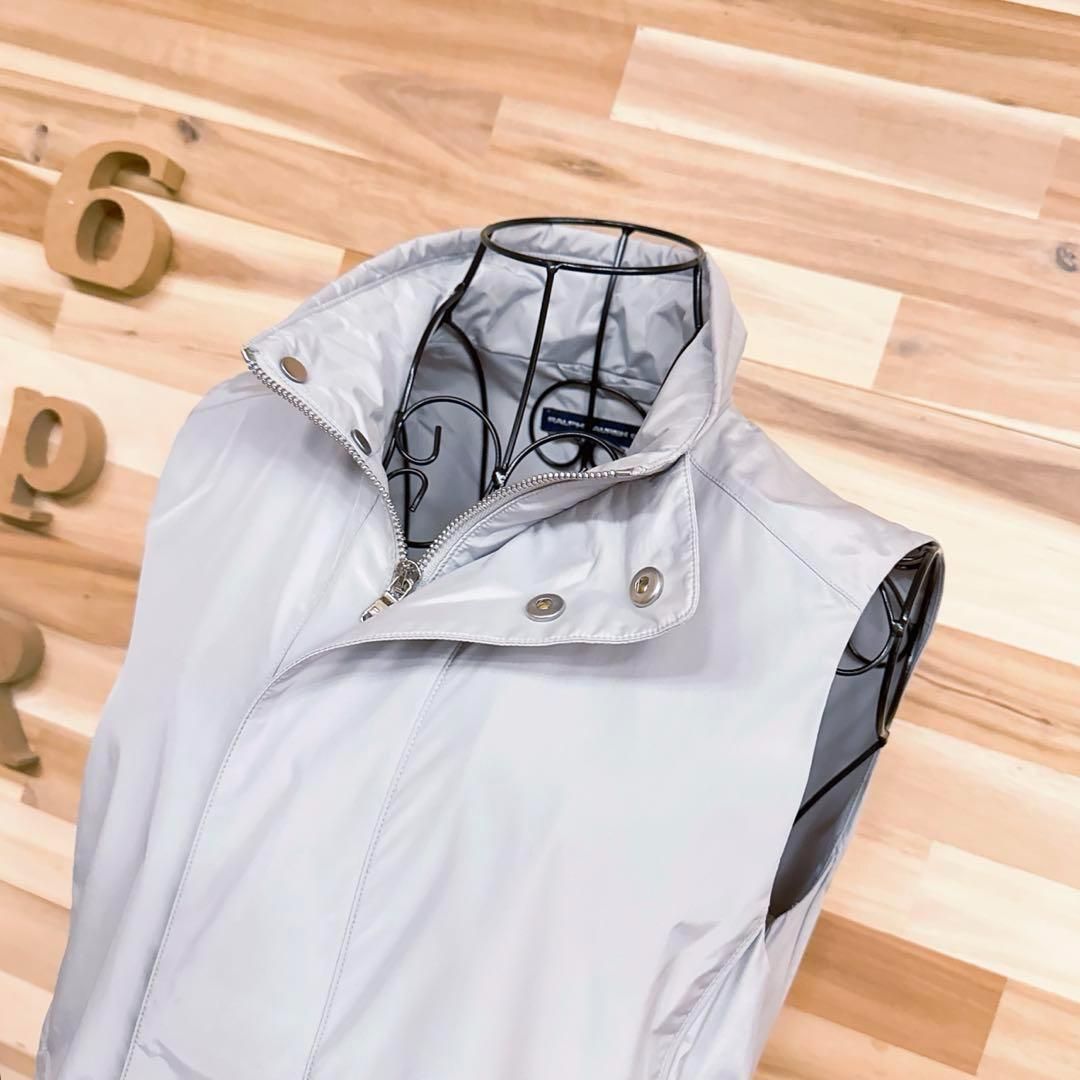 ラルフローレン】ライト ナイロン ゴルフ ベスト 首元 中綿入り L