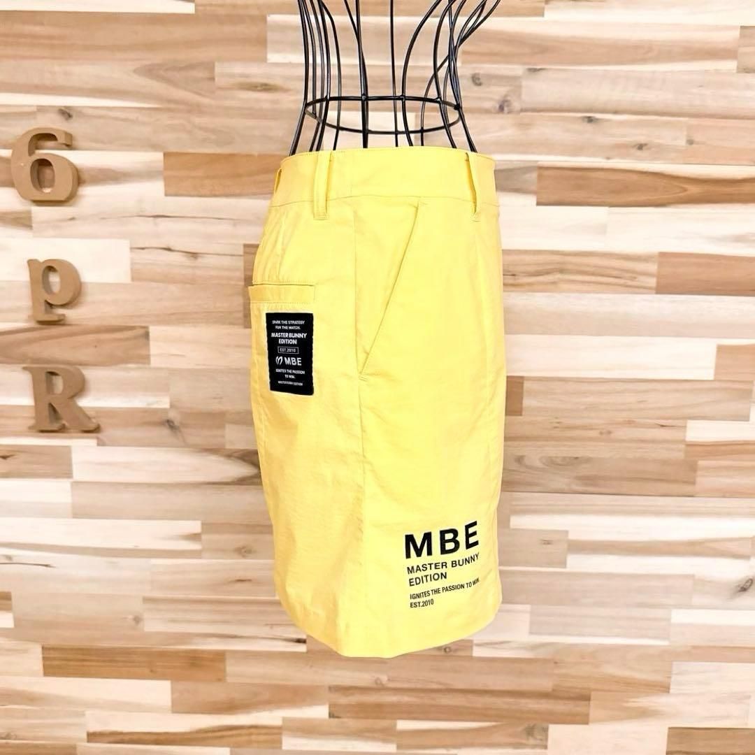 【マスターバニーエディション】ゴルフ スカート 軽量 ストレッチ イエロー×黒 マスターバニーエディション】ゴルフ スカート 軽量 ストレッチ