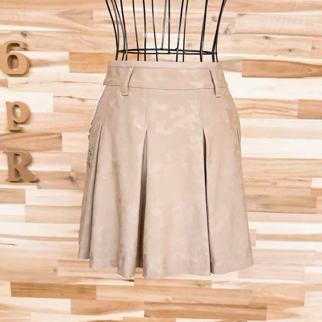 ブリーフィング】迷彩カモ柄 ゴルフ スカート 地模様 カモフラ XS