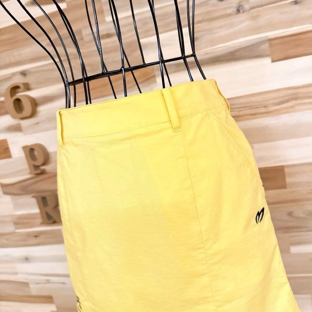 【マスターバニーエディション】ゴルフ スカート 軽量 ストレッチ イエロー×黒 マスターバニーエディション】ゴルフ スカート 軽量 ストレッチ