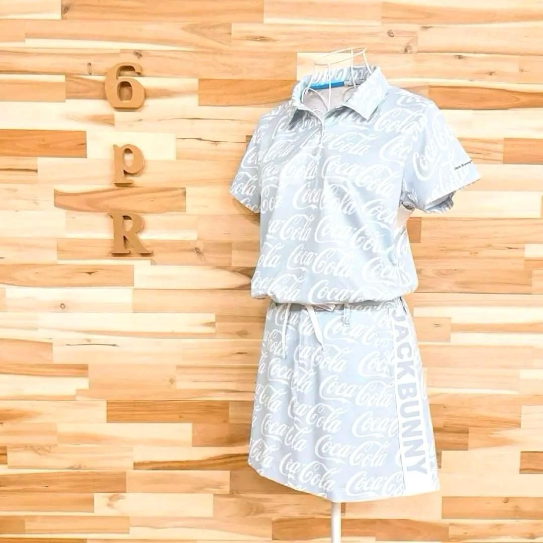 【ジャックバニー×コカコーラ】コラボ ゴルフ ポロシャツ×スカート セットアップ ジャックバニー×コカコーラ】コラボ ゴルフ ポロシャツ×スカート