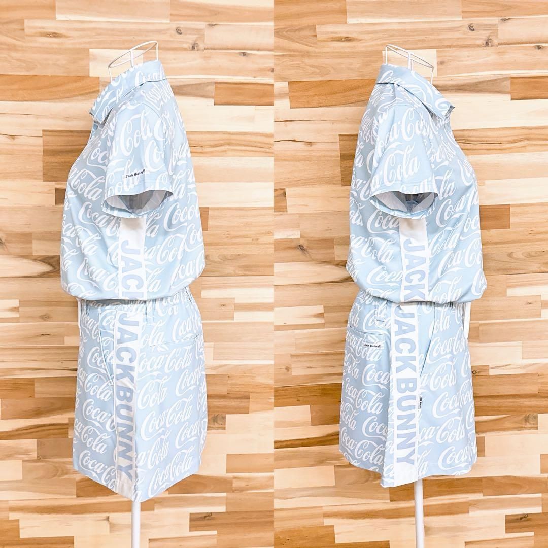 【ジャックバニー×コカコーラ】コラボ ゴルフ ポロシャツ×スカート セットアップ ジャックバニー×コカコーラ】コラボ ゴルフ ポロシャツ×スカート