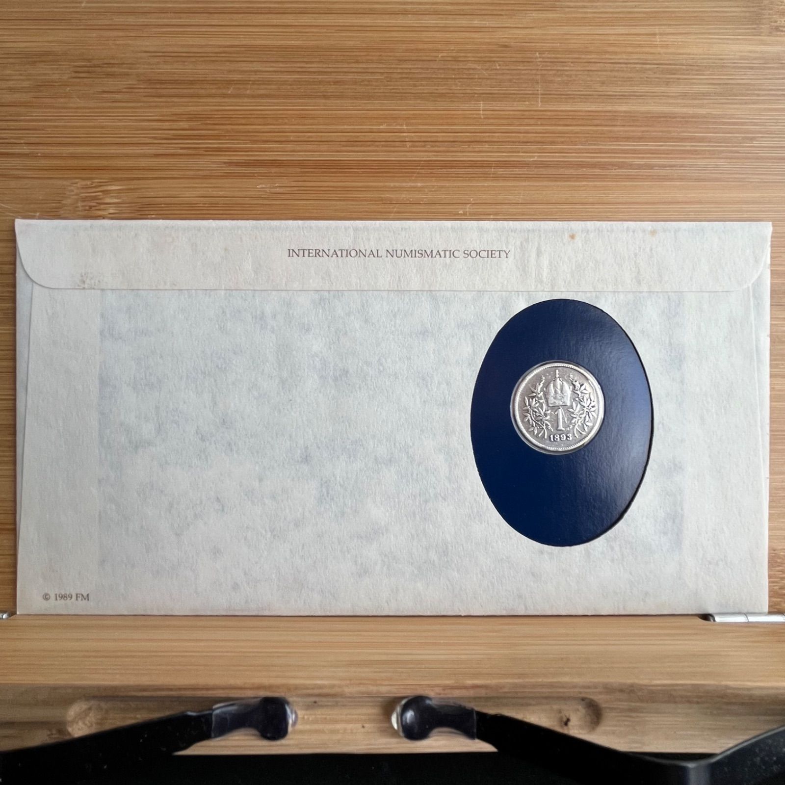 銀貨】オーストリア 1コロナ銀貨 フランツ・ヨーゼフ1世 .835シルバー