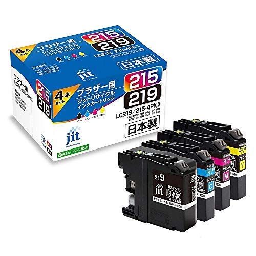 ジット ブラザー LC219 215-4PK対応 リサイクルインク 4色セット JIT-B2192154P 4色セット 増量タイプ