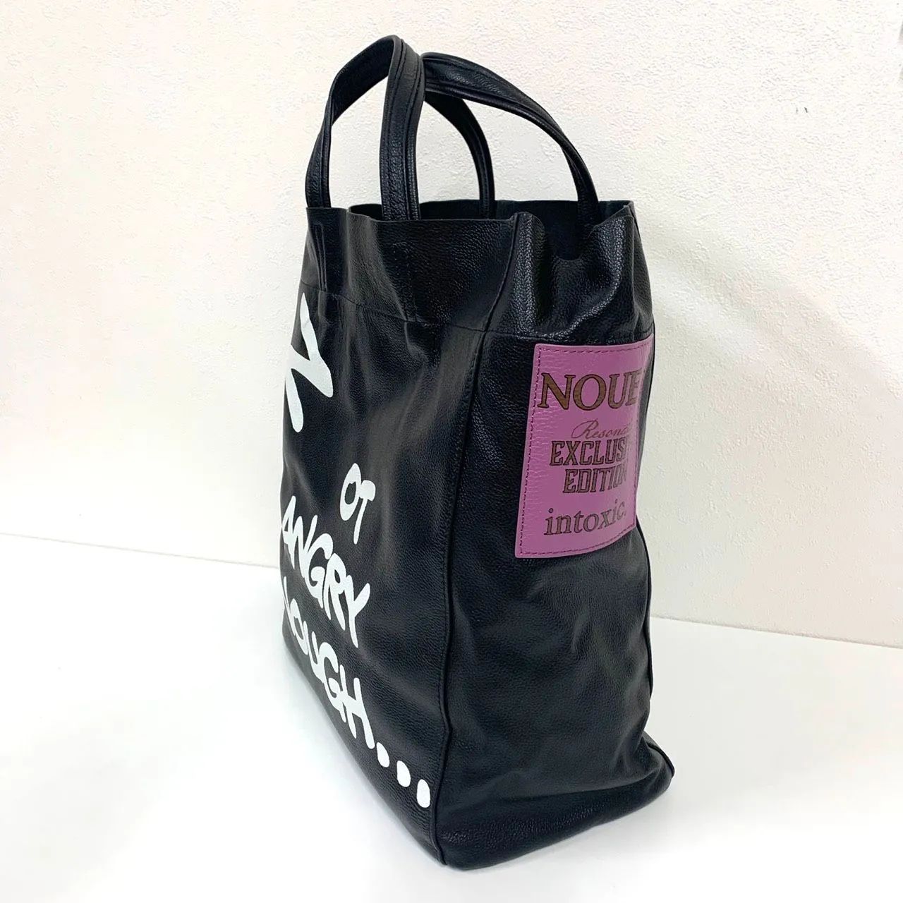 intoxic.×nouer】イントシキック×ヌエール/2wayレザーバッグ/ブラック