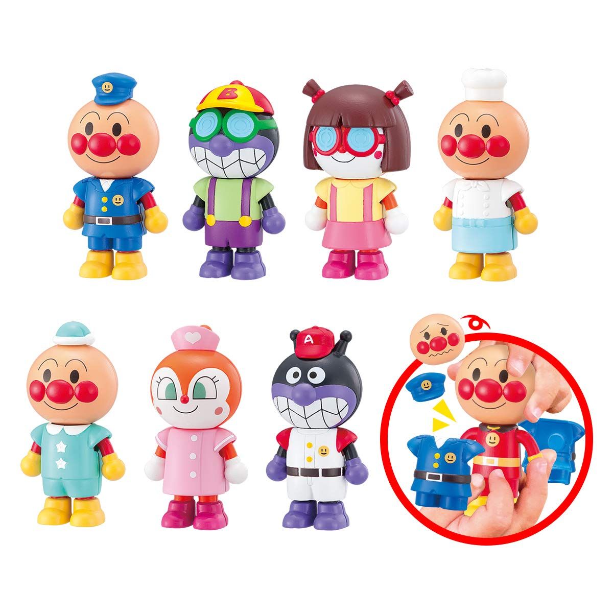 アンパンマン 磁石で変身ぱちっとなアンパンマン 対象年齢 3歳以上 単品