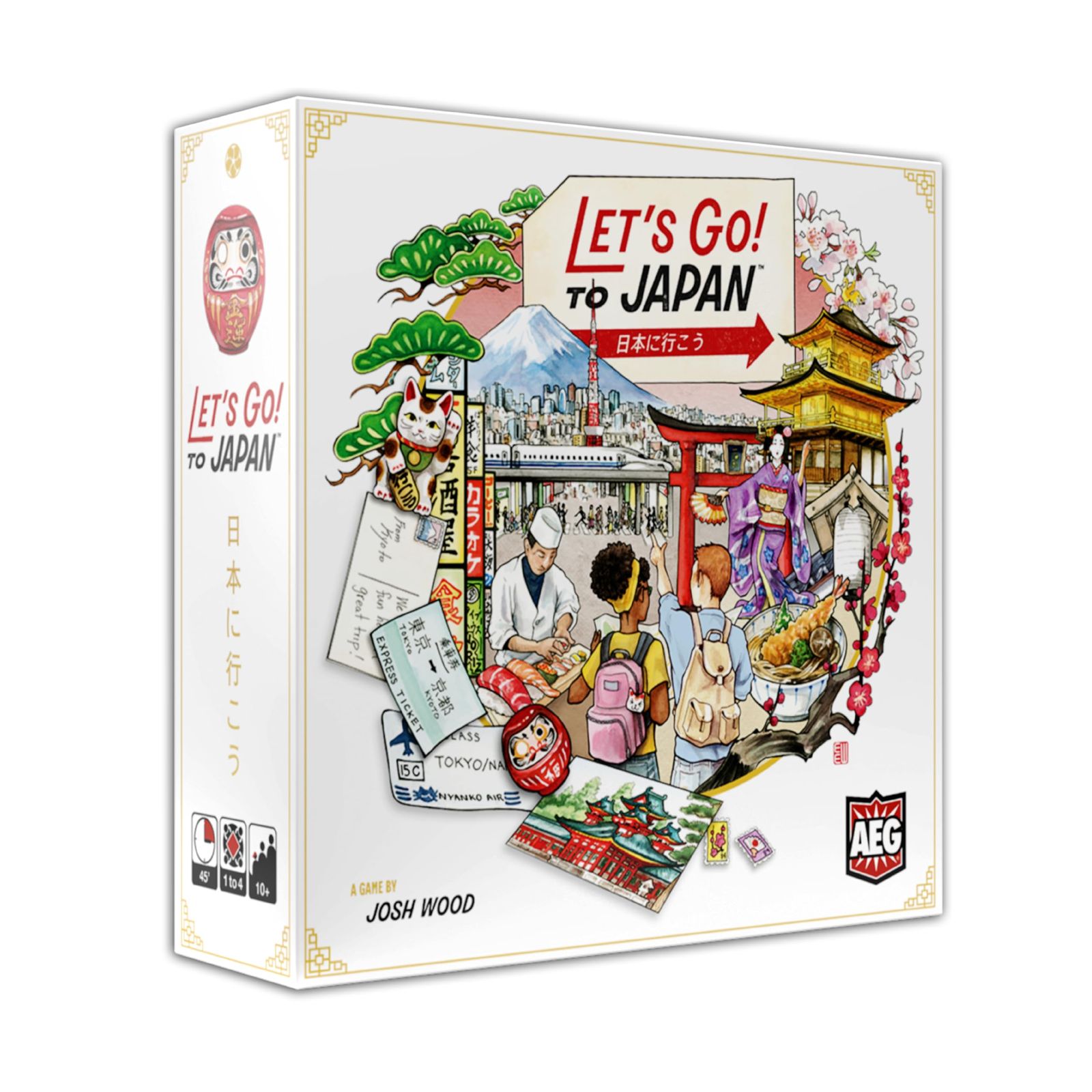 AEG Let s Go! to Japan ボードゲーム ストーリーテリング-旅行プランニング 戦略カードゲーム 夢のバケーションを計画して体験 1 4人用 対象年齢10歳以上