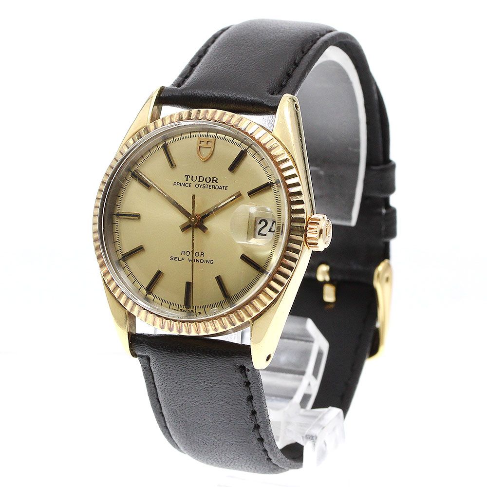チュードル TUDOR 90715 プリンスオイスターデイト YGベゼル 自動巻き ボーイズ_917743