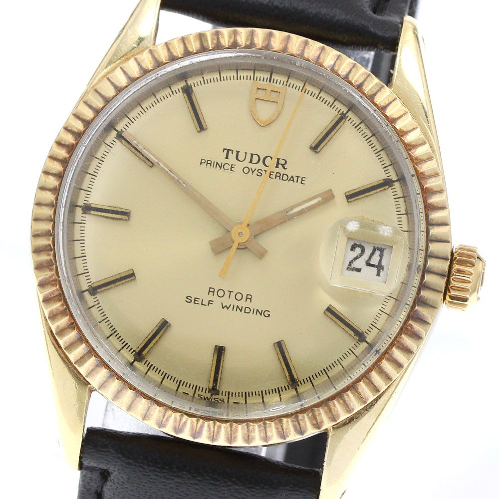 チュードル TUDOR 90715 プリンスオイスターデイト YGベゼル 自動巻き ボーイズ_917743
