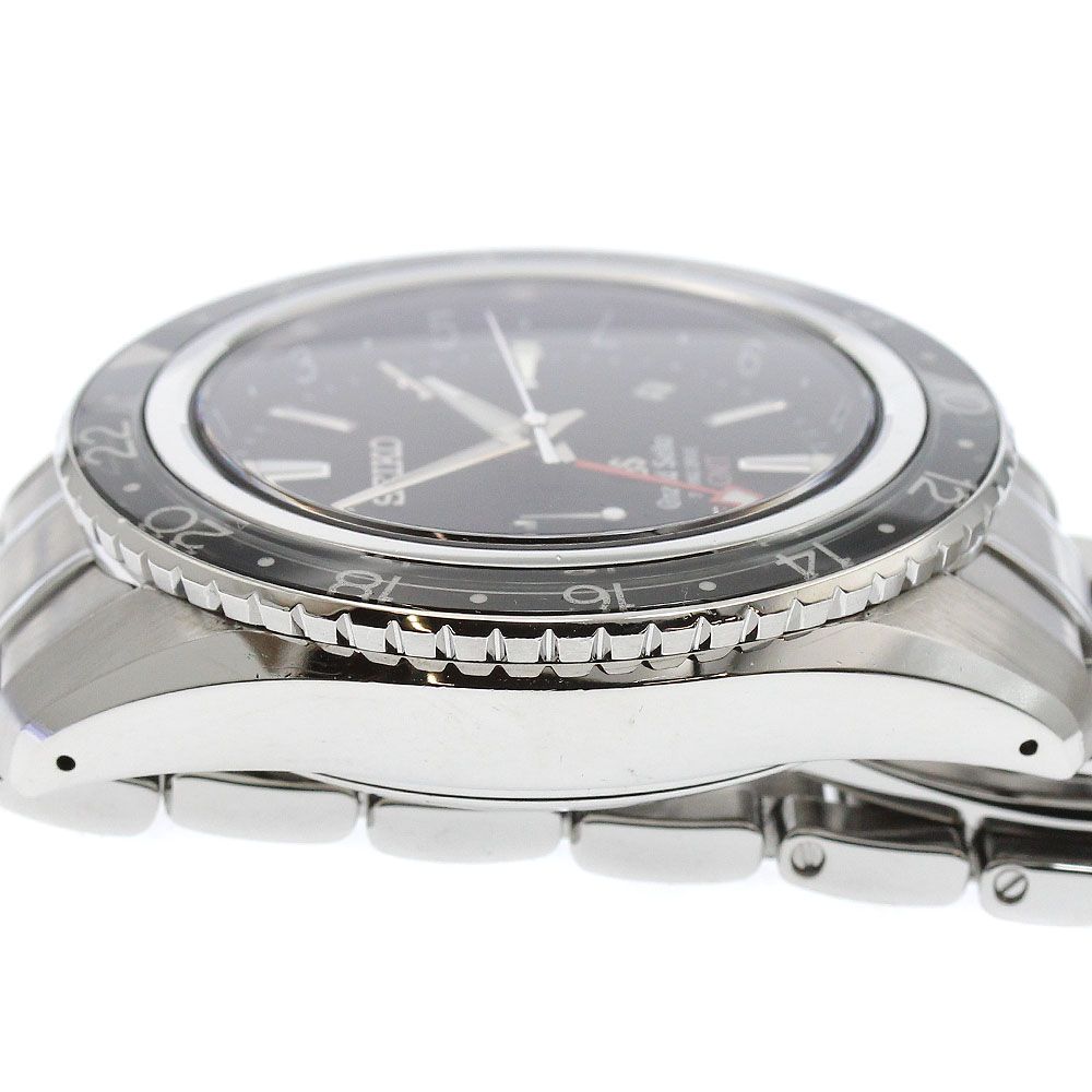  セイコー SEIKO SBGE 001 9 R 66 0 AA グランドセイコー GMT パワーリザーブ デイト スプリングドライブ メンズ_916841 自動巻き時計 腕時計(アナログ)