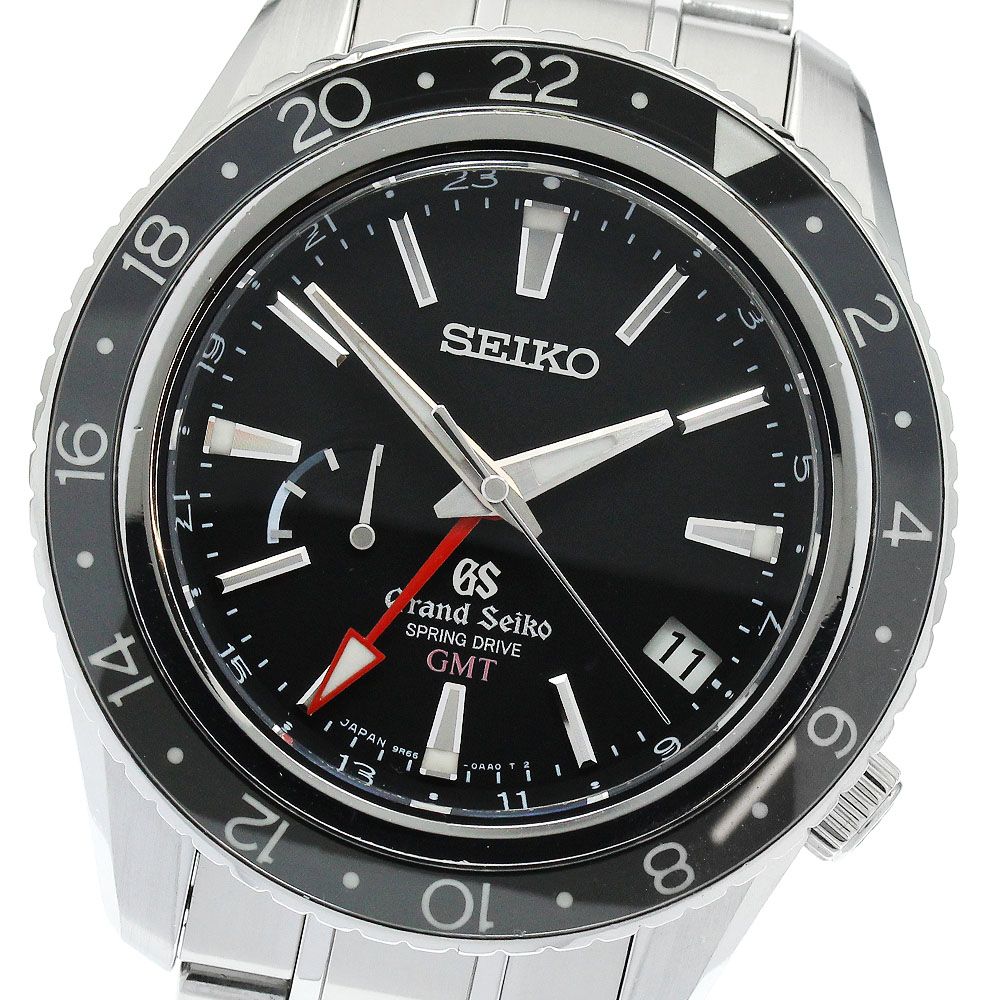 セイコー SEIKO SBGE001 9R66-0AA0 グランドセイコー GMT パワーリザーブ デイト スプリングドライブ メンズ_916841