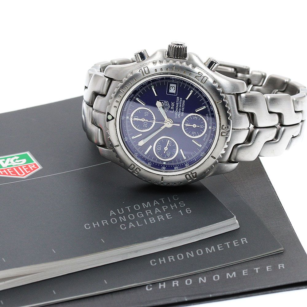 タグホイヤー TAG HEUER CT5110 リンク クロノグラフ タキメーター 自動巻き メンズ_911551