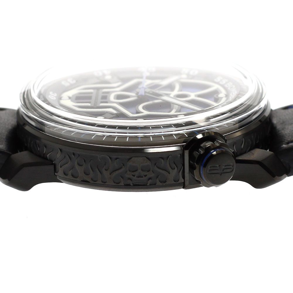  ボンバーグ BOMBERG 23 2 11 BB 01 スカル デイト 自動巻き メンズ 箱 保証書付き_881473 自動巻き時計 腕時計(アナログ)