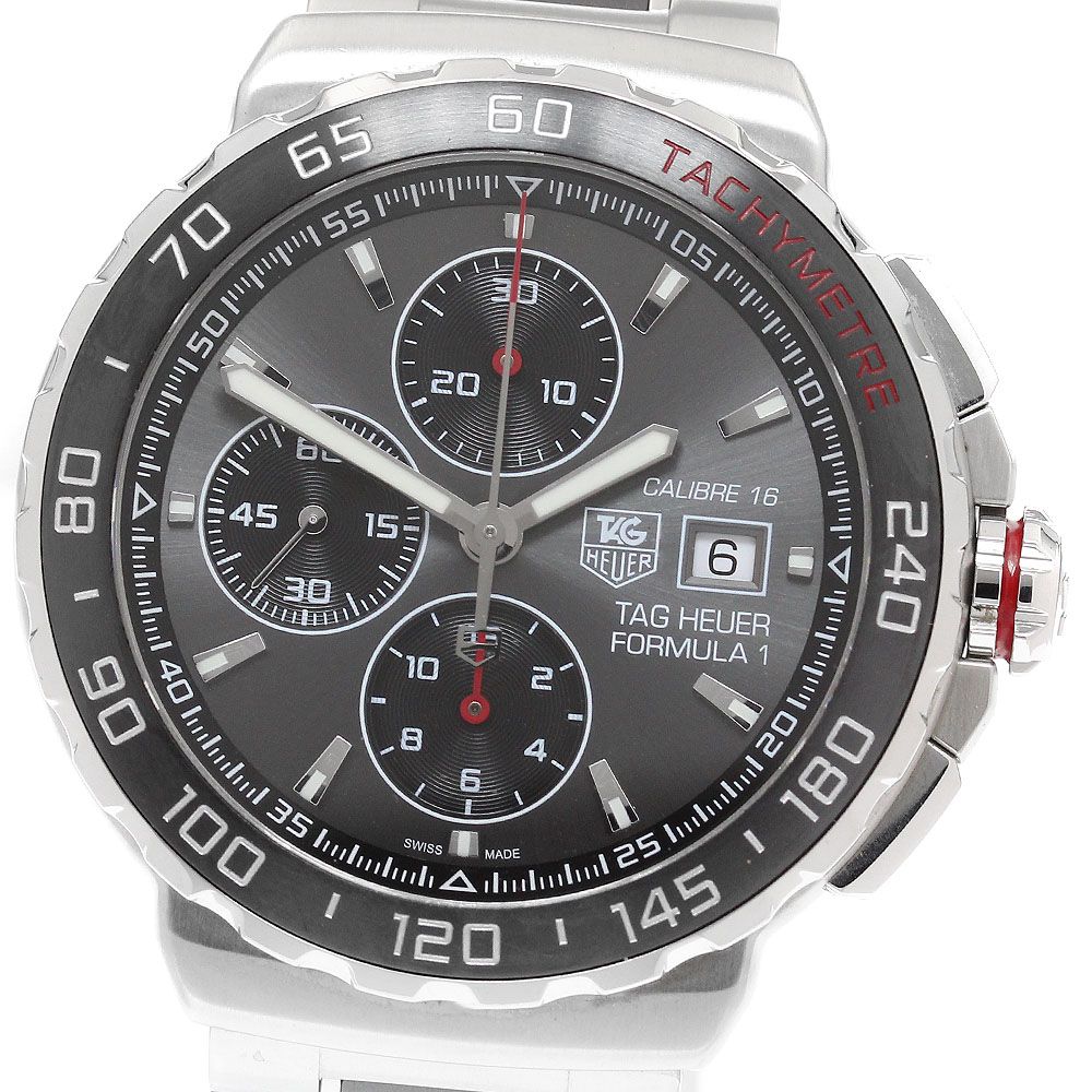 タグホイヤー TAG HEUER CAU 2011.BA 0873 フォーミュラー1 クロノグラフ デイト 自動巻き メンズ保証書付き_920164
