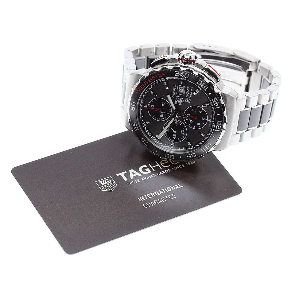 タグホイヤー TAG HEUER CAU 2011 BA 0873 フォーミュラー1 クロノグラフ デイト 自動巻き メンズ保証書付き_920164