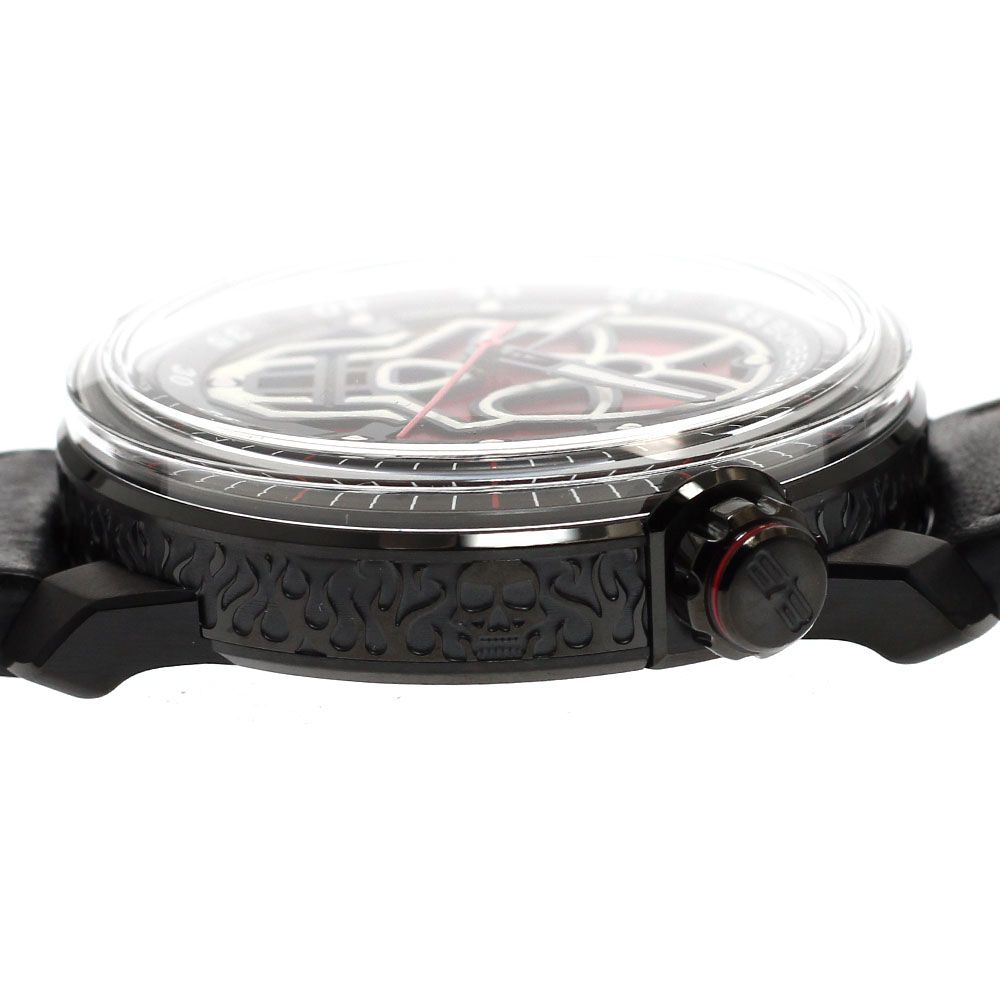  ボンバーグ BOMBERG 23 1 11 BB 01 スカル デイト 自動巻き メンズ 箱 保証書付き_881442 自動巻き時計 腕時計(アナログ)