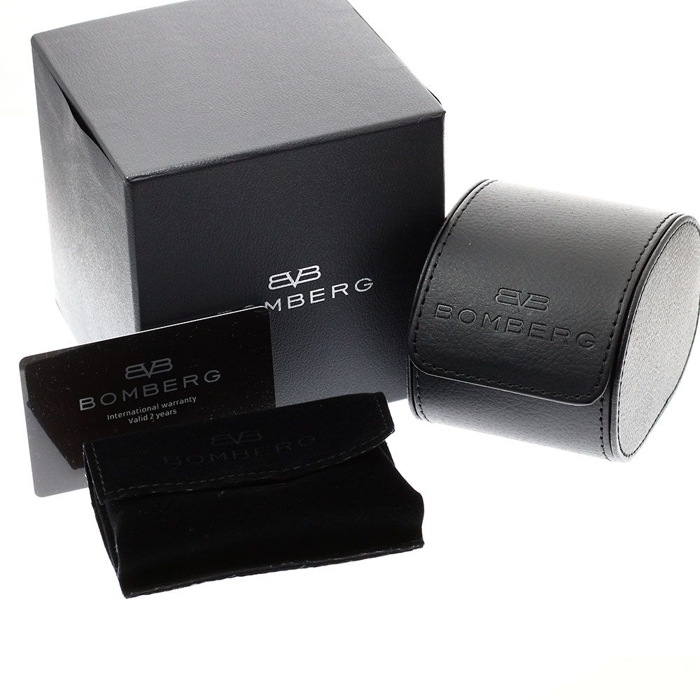 ボンバーグ BOMBERG 25 2 11 BB 01 デイト 自動巻き メンズ 箱 保証書付き_881509