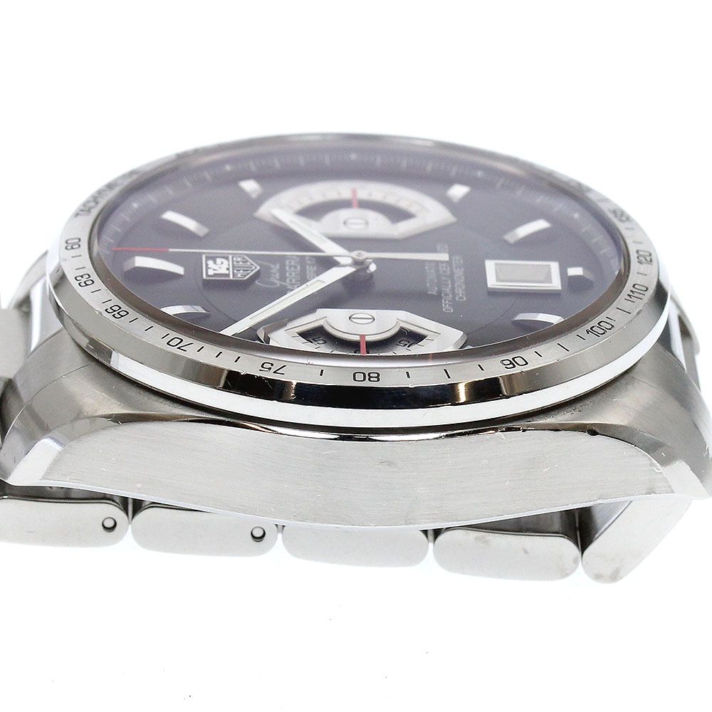  タグホイヤー TAG HEUER CAV511A グランドカレラ キャリバー17 自動巻き メンズ保証書付き_916842 リブ編み 自動巻き時計 腕時計(アナログ)