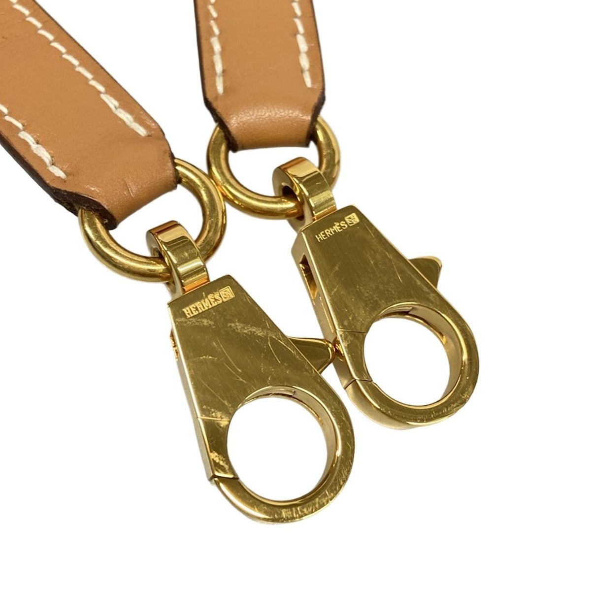  HERMES エルメス ショルダーストラップ ケリー ゴールド ゴールド金具 レザー その他 バッグ