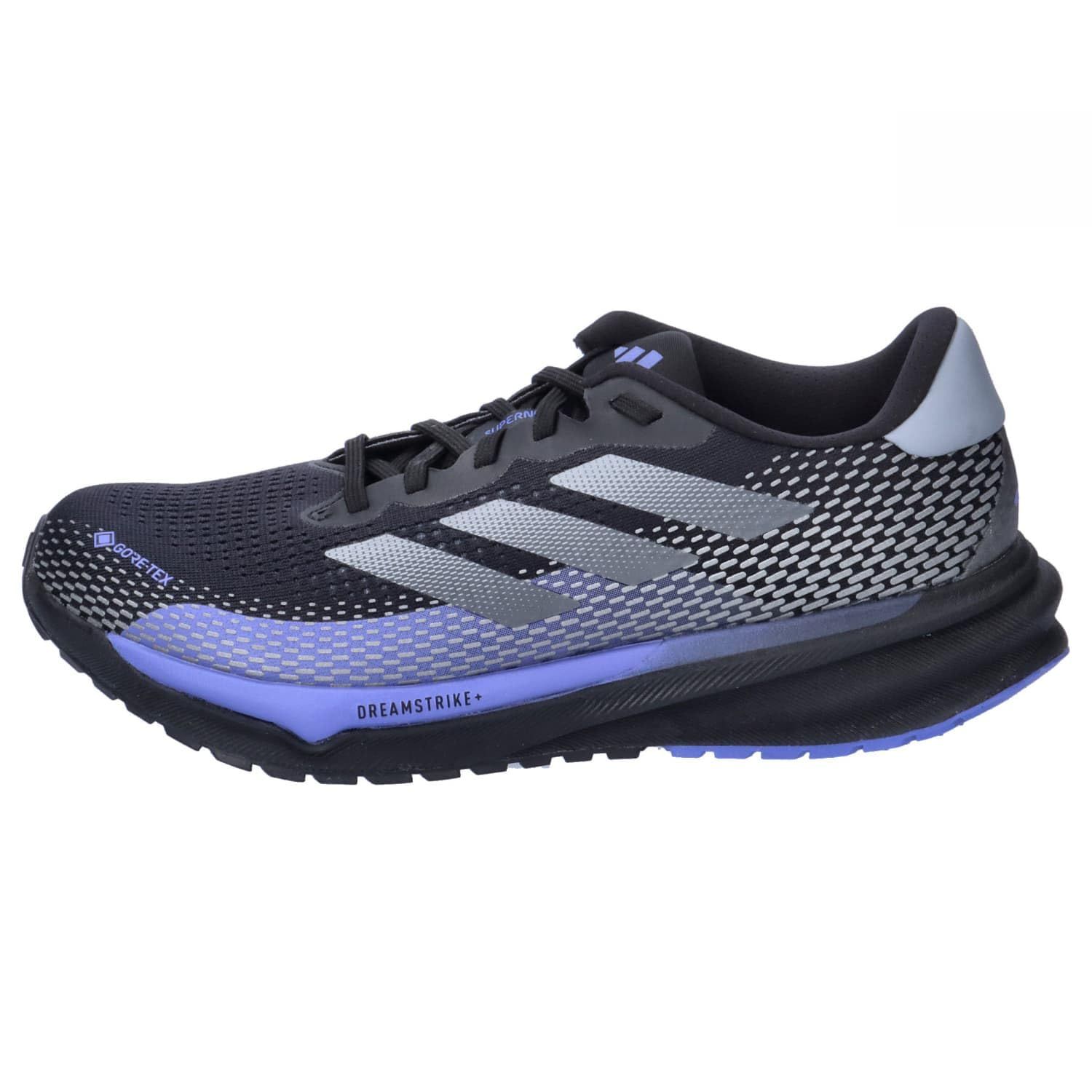 adidas アディダス SUPERNOVA M GTX コアブラック グレー コバルトブルー 27.0CM ブラック グレー 27.0 cm