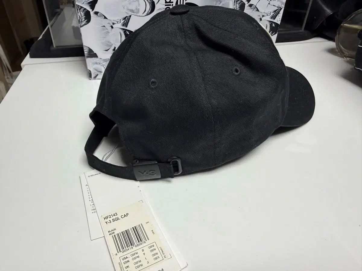 有用な Y-3 SQL ブラック ボールキャップ 知的な