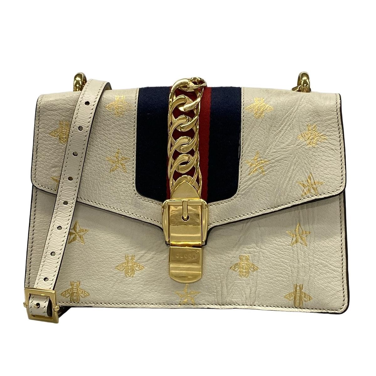 GUCCI(グッチ) ショルダーバッグ シルヴィスモール 524405 アイボリー