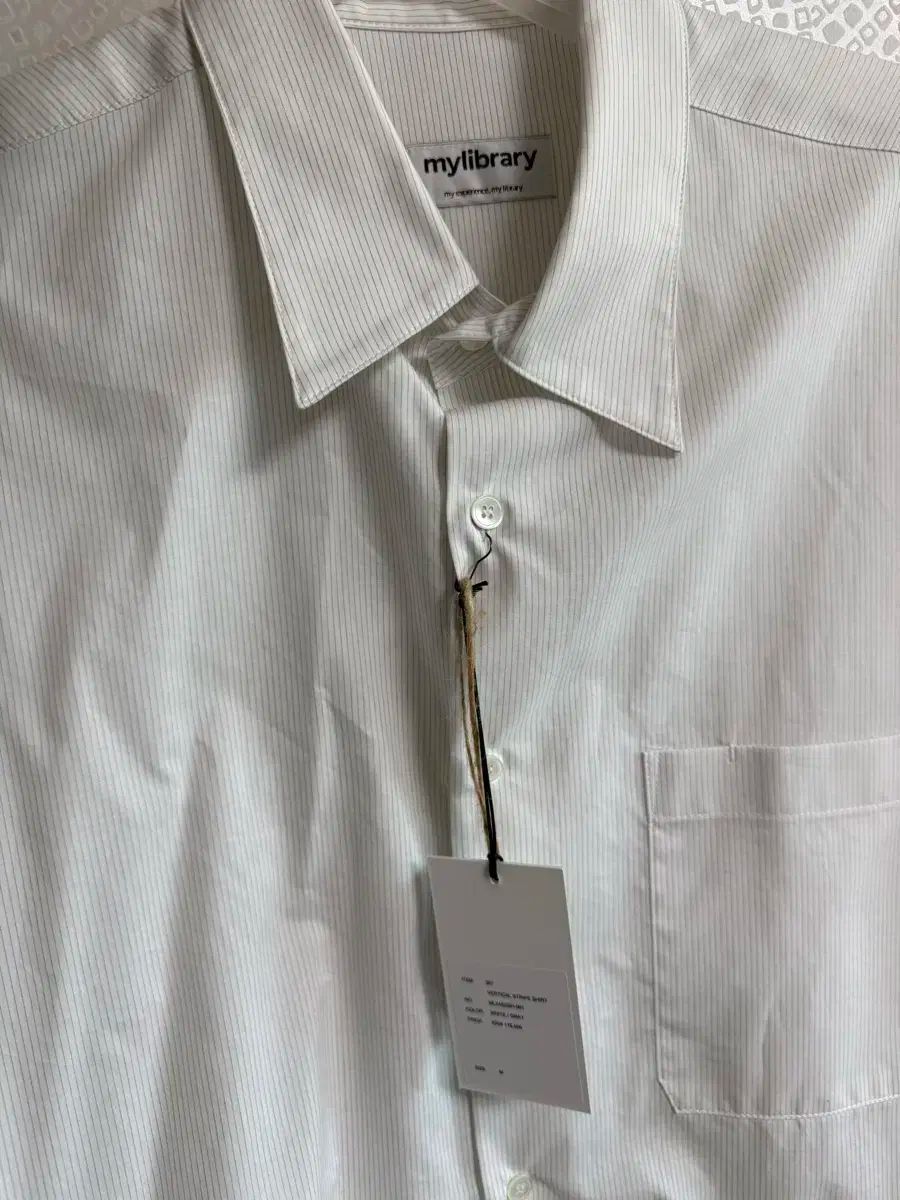 マイライブラリー ストライプ シャツ M