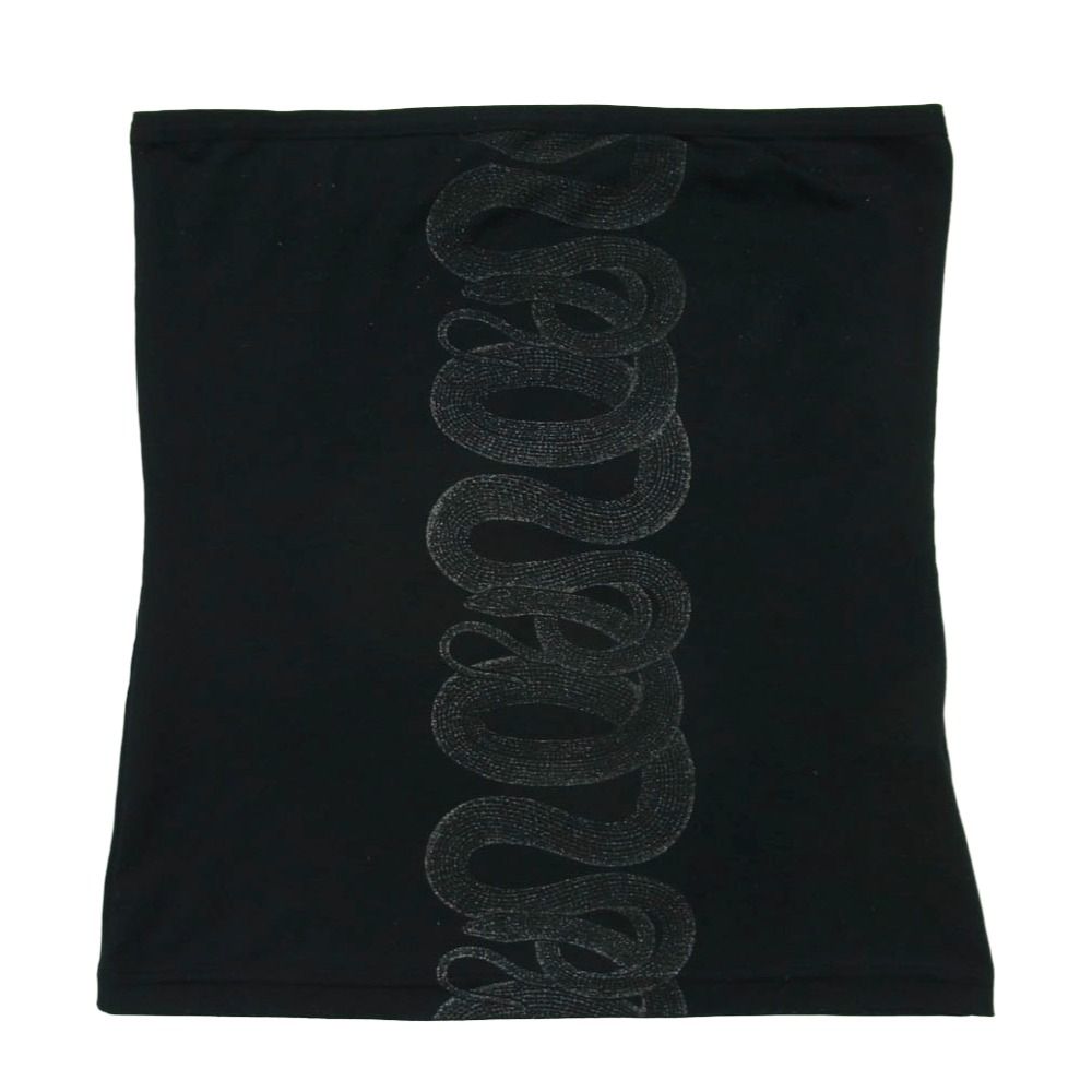 GLAMOUR ヒステリックグラマー 3 CR 0850 ヒステリックス 90 s スネーク ラメ チューブトップ ブラック系