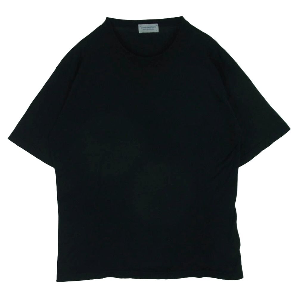 極美品✨ジョンスメドレー シーアイランドコットン　半袖セーター　ライン入り　現行 安いファッション - 極美品✨ジョンスメドレー 現行 半袖 リブニット