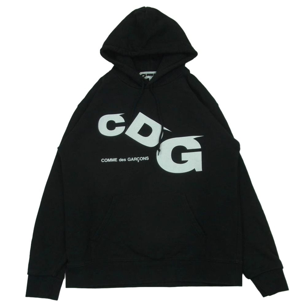 コムデギャルソンのパーカー COMME des GARCONS コムデギャルソン SZ-T023 CDGロゴプリント HOODED