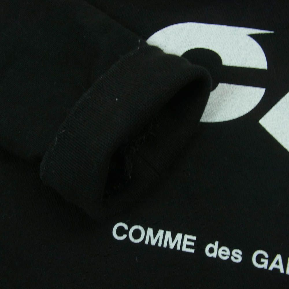 COMME des GARCONS コムデギャルソン SZ-T023 CDGロゴプリント HOODED SWEATSHIRT フーデッド スウェットシャツ パーカー ブラック系 XL【中古】 COMME des GARCONS コムデギャルソン SZ-T023 CDGロゴプリント HOODED