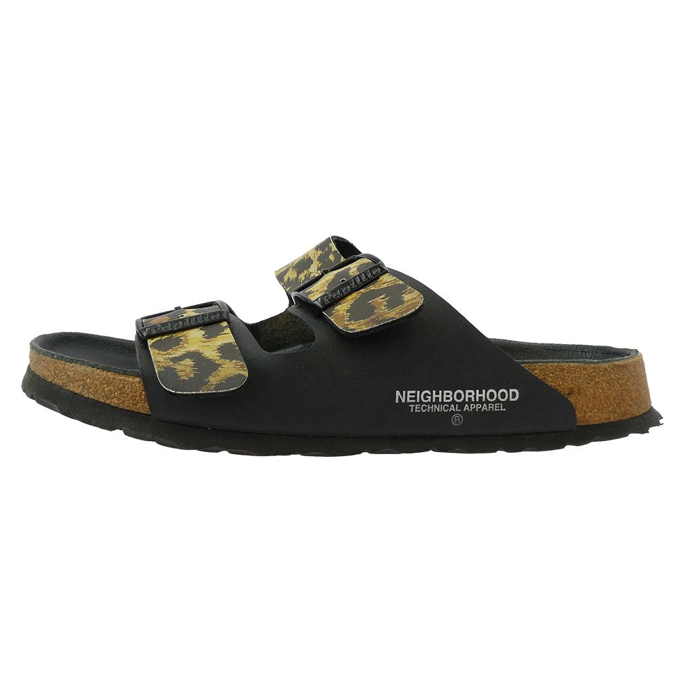 NEIGHBORHOOD ネイバーフッド 141GMPPN-FW01 Papillio BIRKENSTOCK ARIZONA LEO B-SANDAL ビルケンシュトック パピリオ アリゾナ サンダル ブラウン系 ブラック系 26cm
