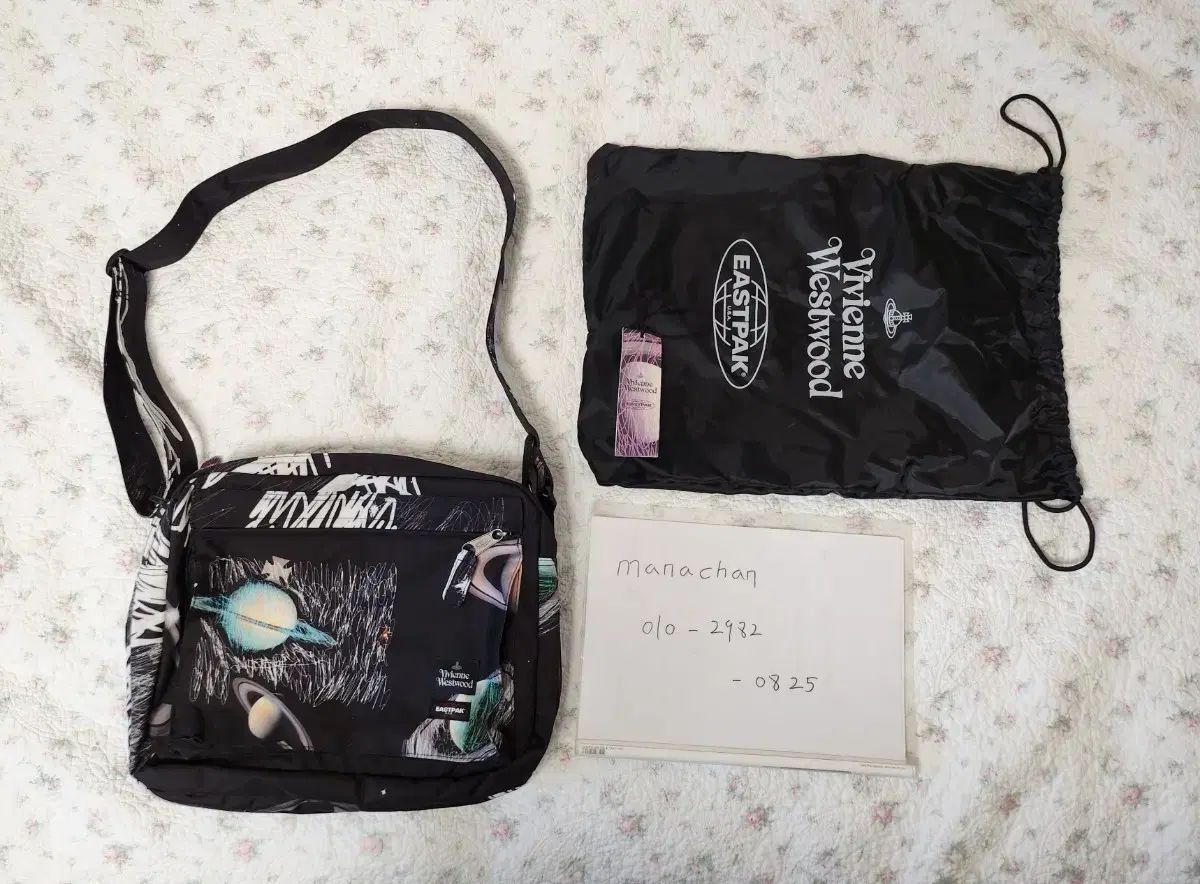 Vivienne Westwood x EASTPAK クロスバック サッチェル ブラック