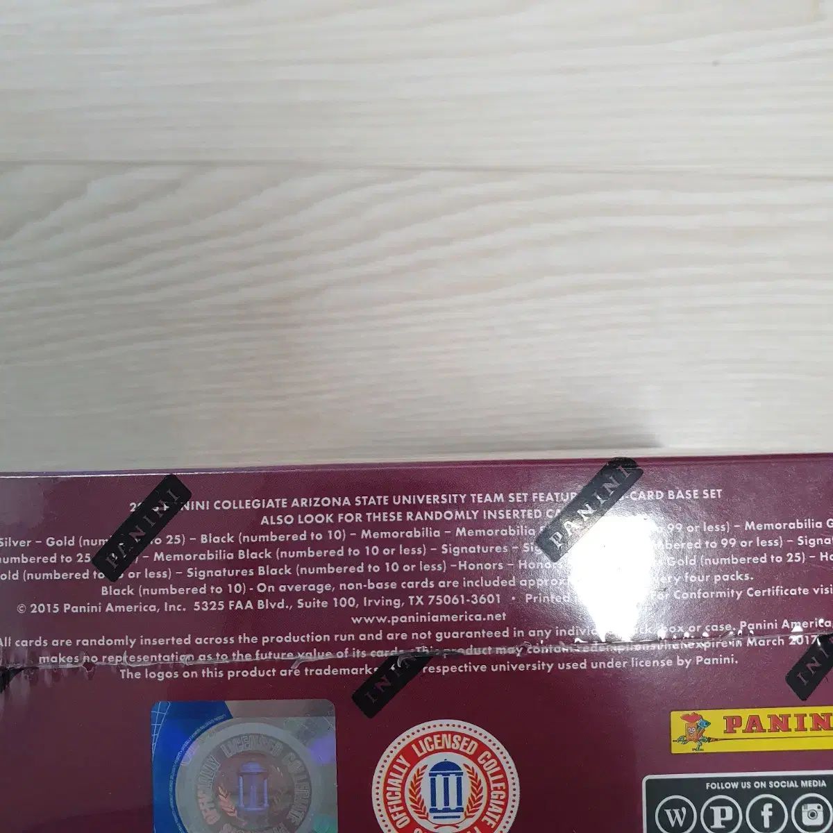  2015 Panini アリゾナ州立大学 ASU Sun Devils ボックス その他 バスケットボール