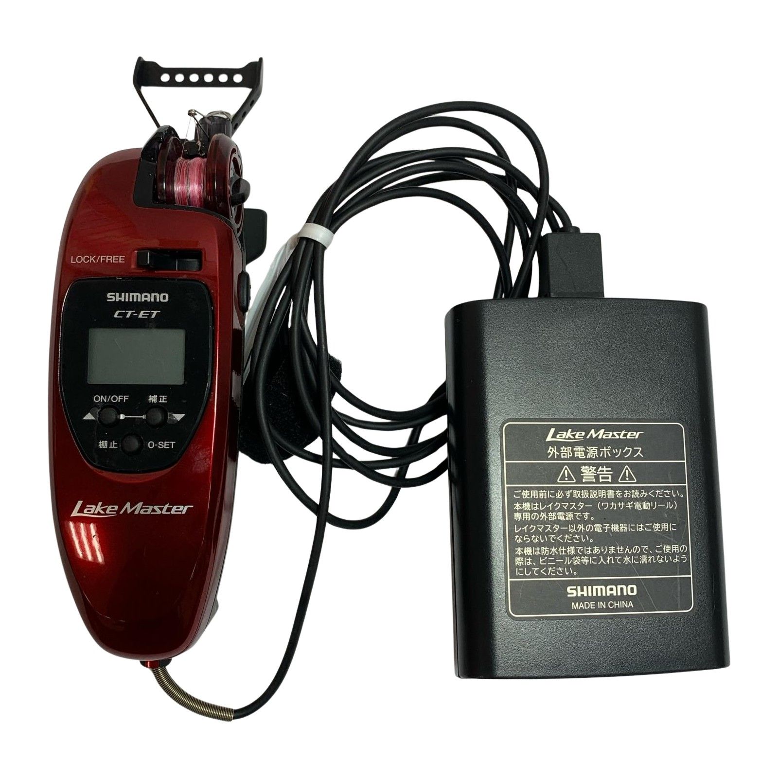 SHIMANO シマノ 21レイクマスター CT-ET 外部電源ボックス付 043399 レッド