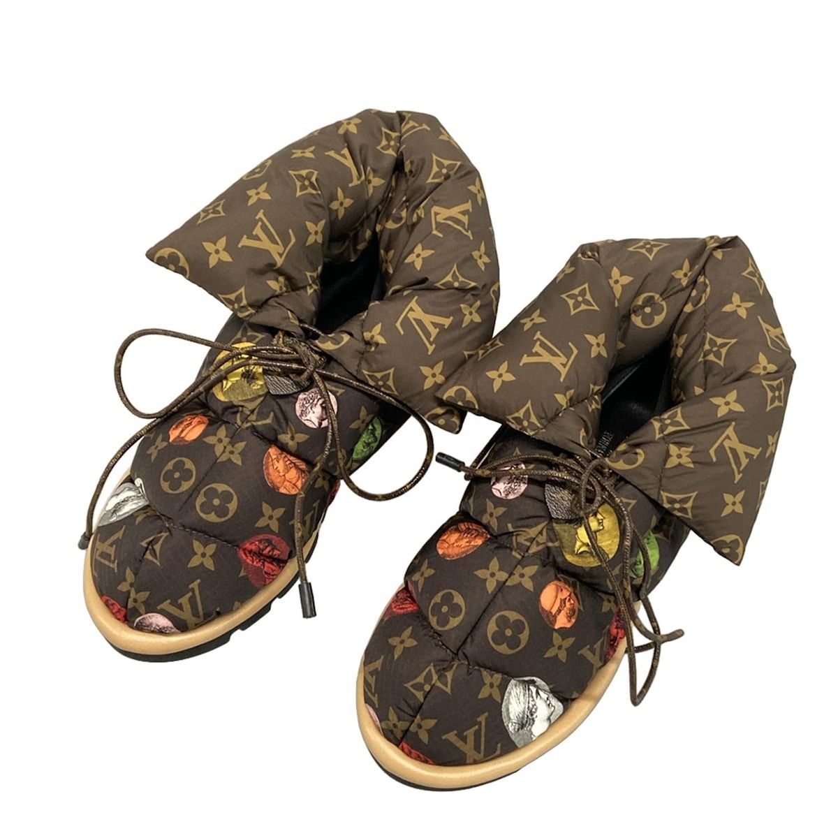 ルイヴィトン ショートブーツ 39 レディース美品 ピロー・ライン