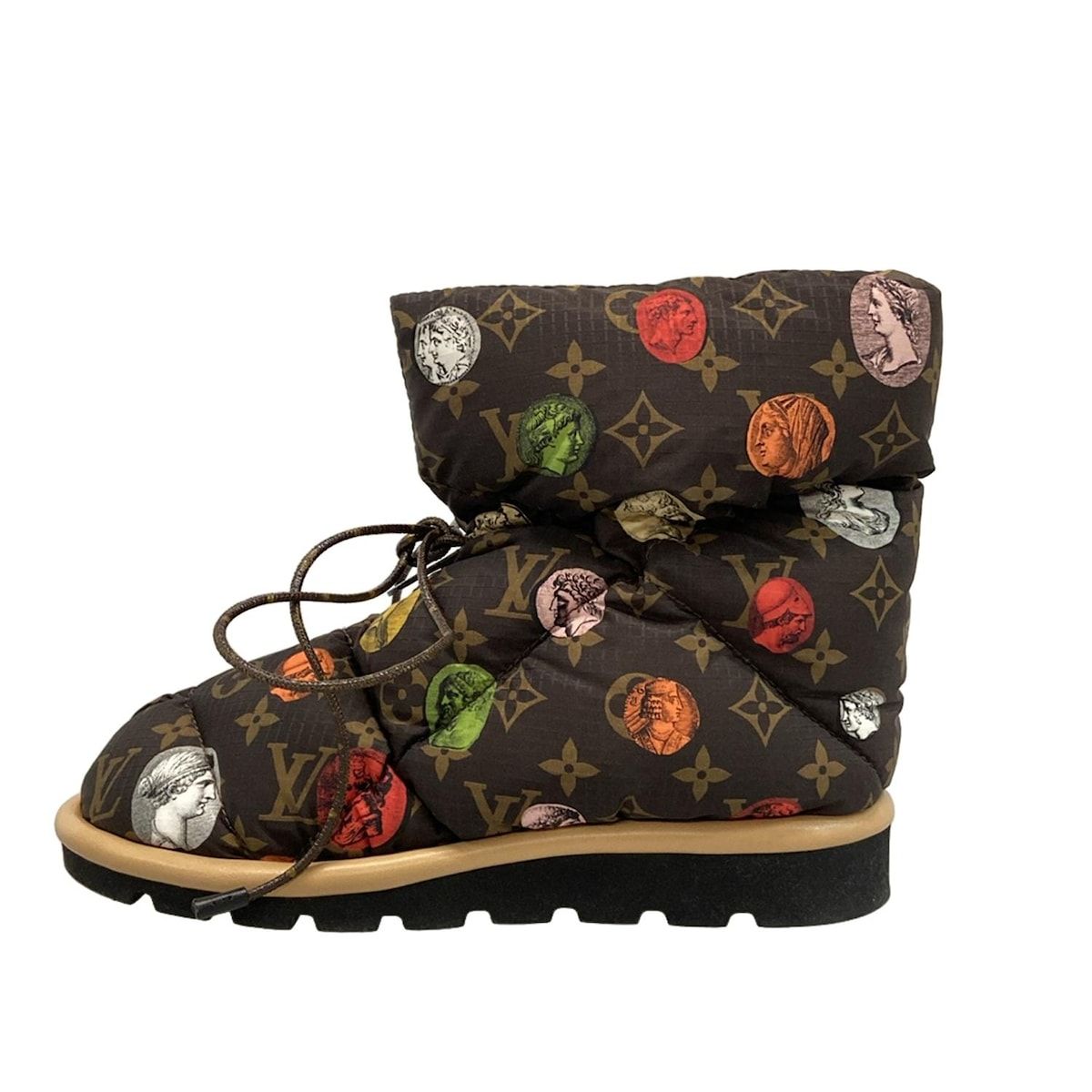 ルイヴィトン ショートブーツ 39 レディース美品 ピロー・ライン