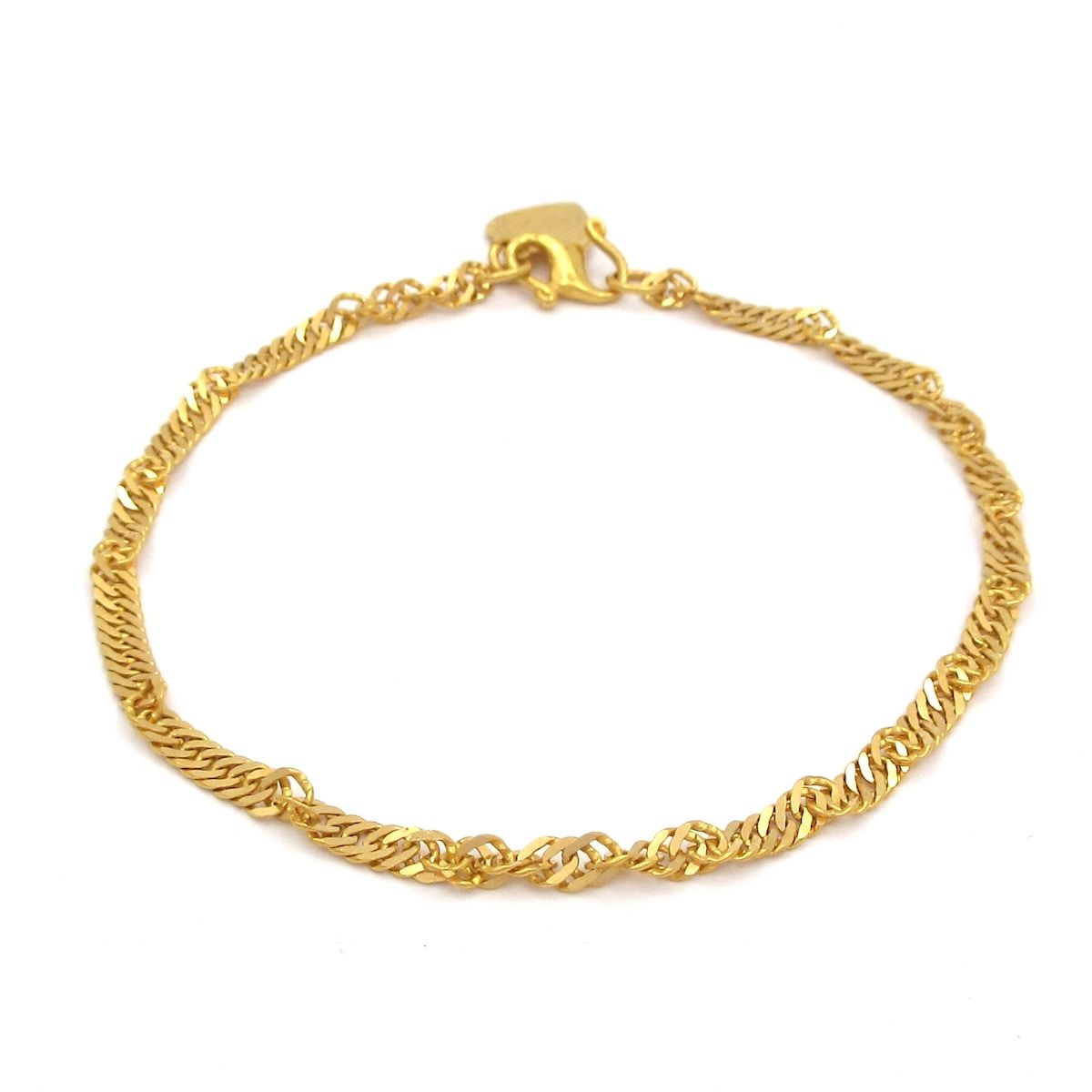 Unbranded ノーブランド ブレスレット K22YG 総重量 4.4g