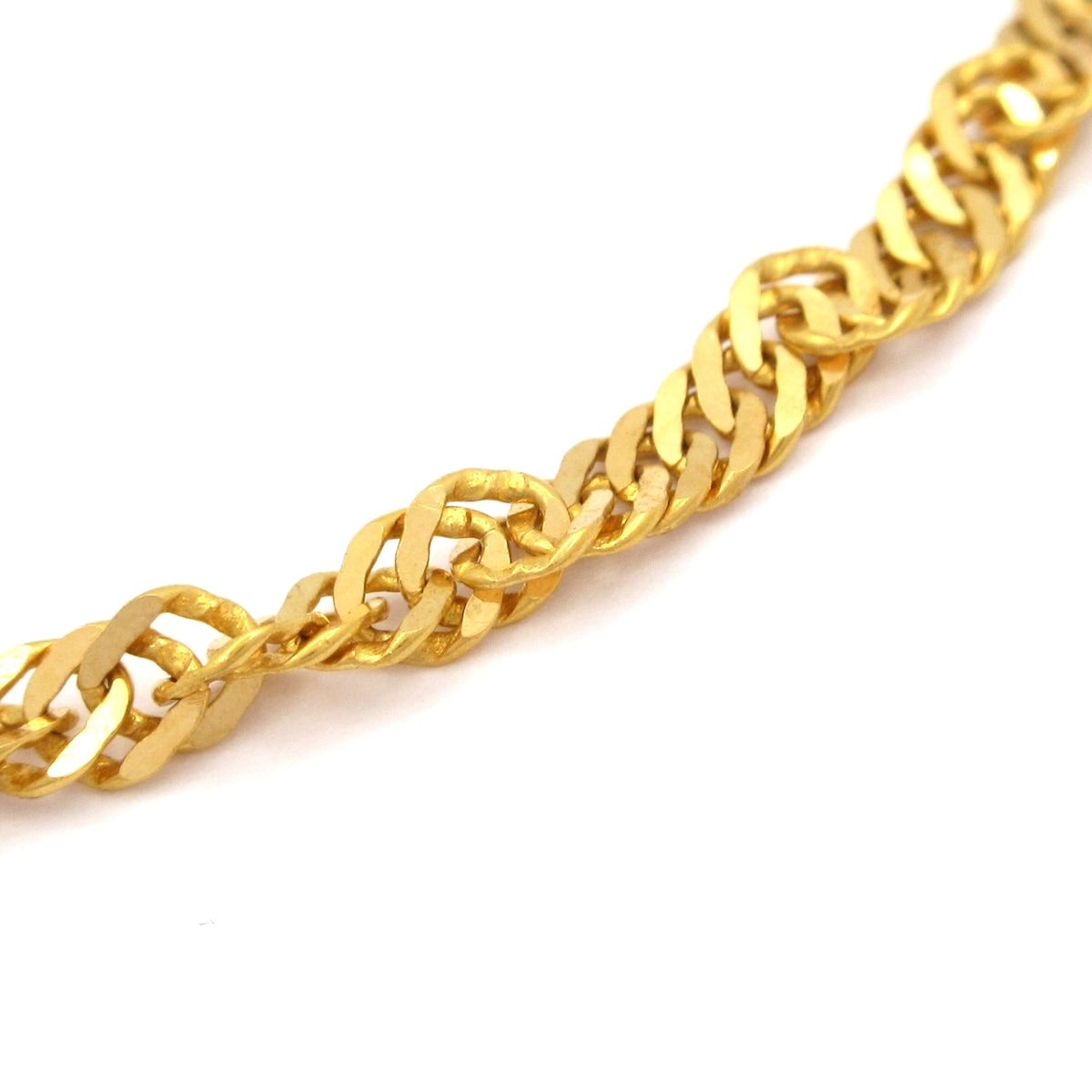 Unbranded ノーブランド ブレスレット K 22 YG 総重量 4 g