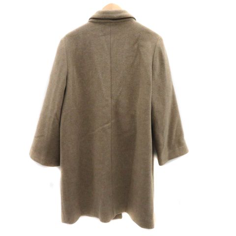 ヤンガニー yangany チェスターコート ロング丈 無地 ウール アンゴラ