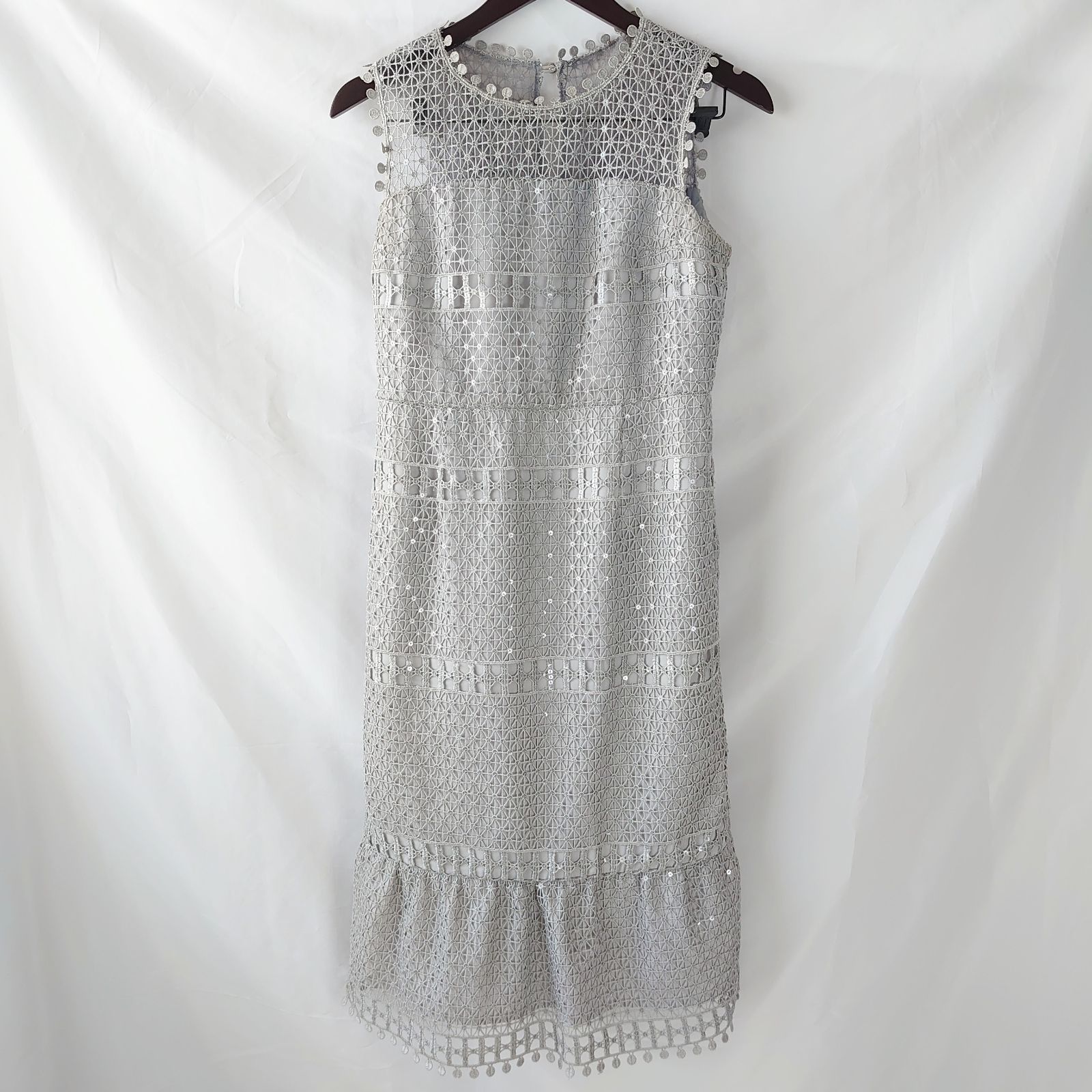 diagram ワンピース スパンコール ノースリーブ ダイアグラム サイズ38