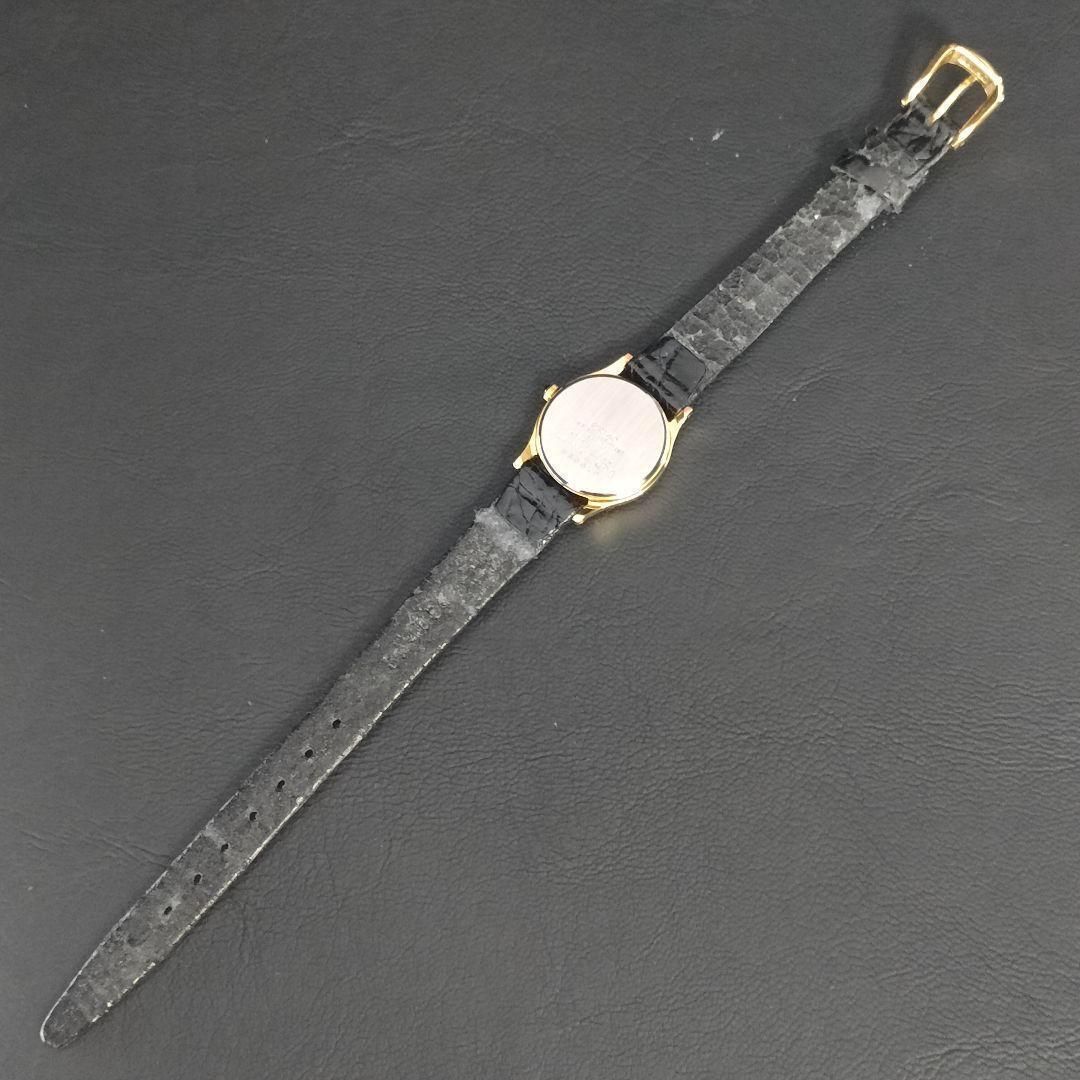 808-14 美品 SEIKO セイコー EXCELINE エクセリーヌ ゴールド ブラック