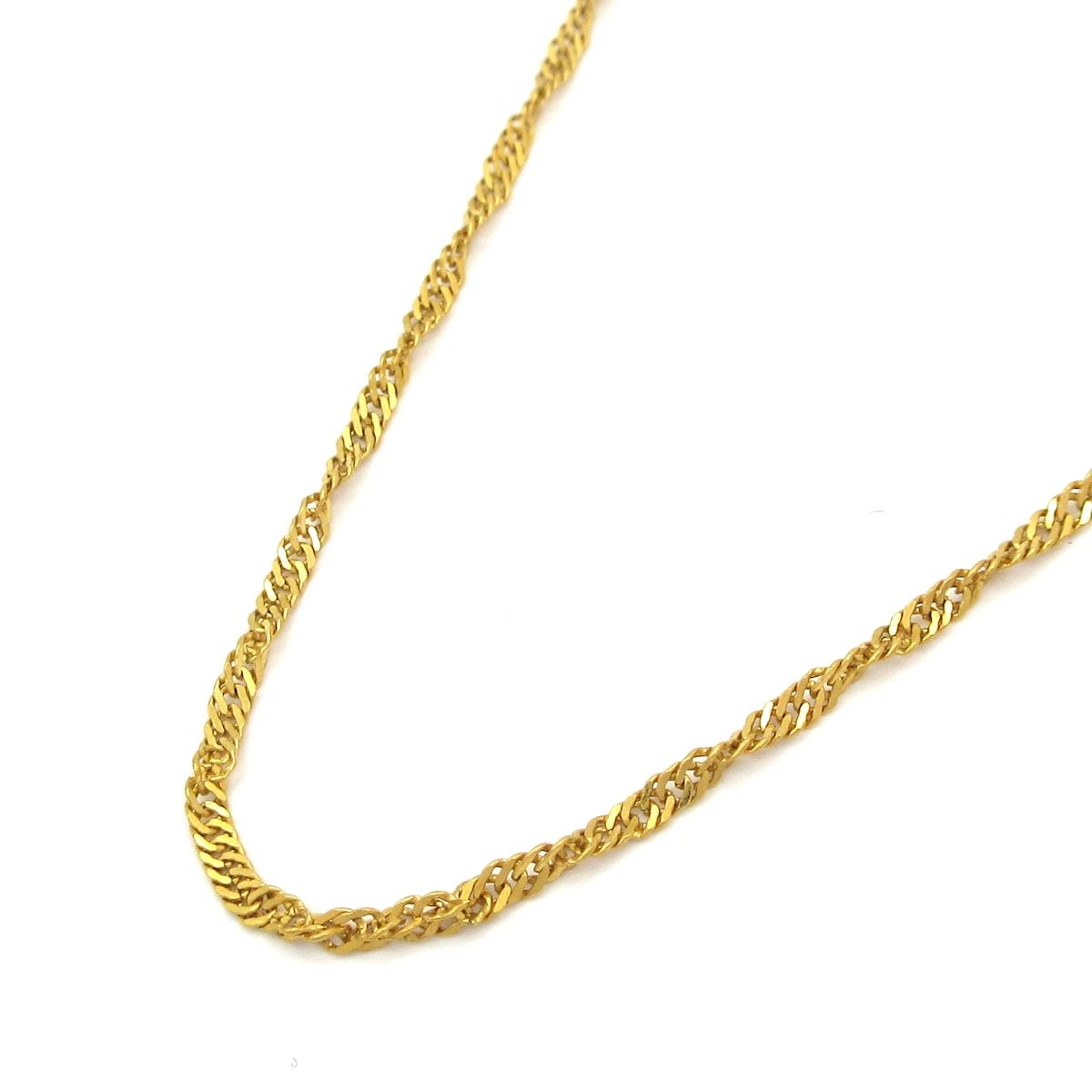 Unbranded ノーブランド ネックレス K18YG 総重量 4.2g