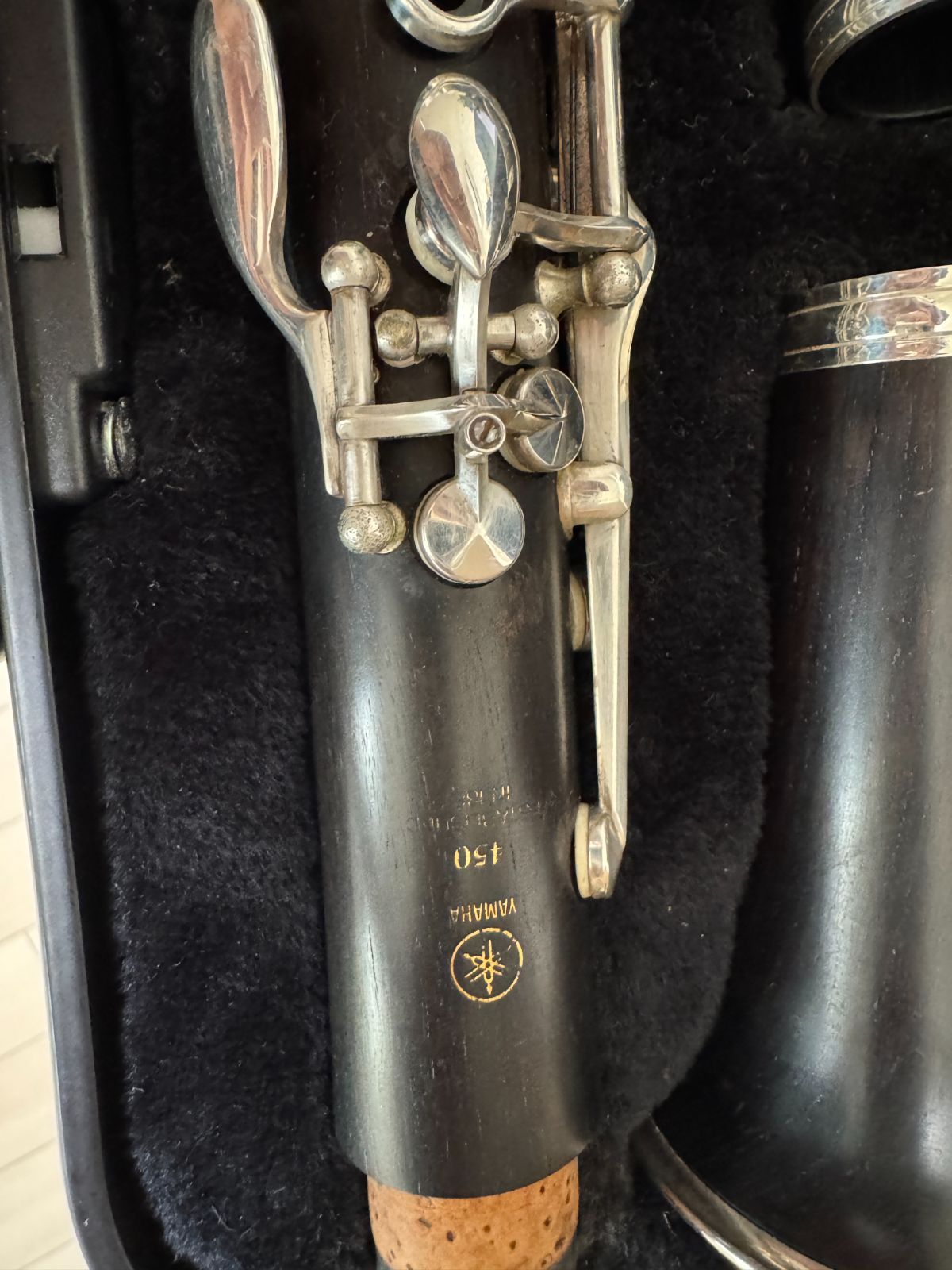 YAMAHA YCL-450 クラリネット 木製 ケース付 5RVマウスピース 動作品