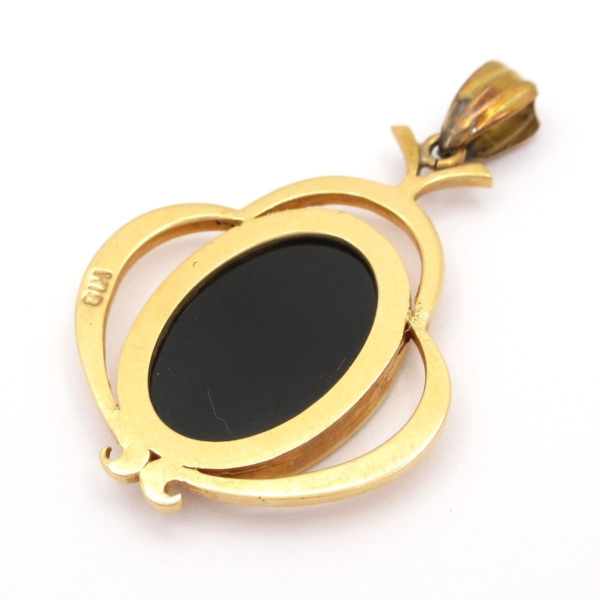 Unbranded ノーブランド ペンダントトップ K 18 YG×グリーン×マルチ 総重量 2.7 g