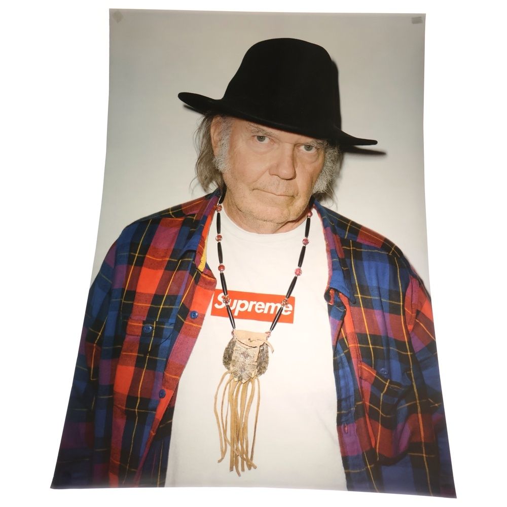 SUPREME シュプリーム 15SS × Neil Young Poster ニールヤング フォト ポスター マルチ